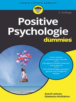 cover image of Positive Psychologie f&uuml;r Dummies